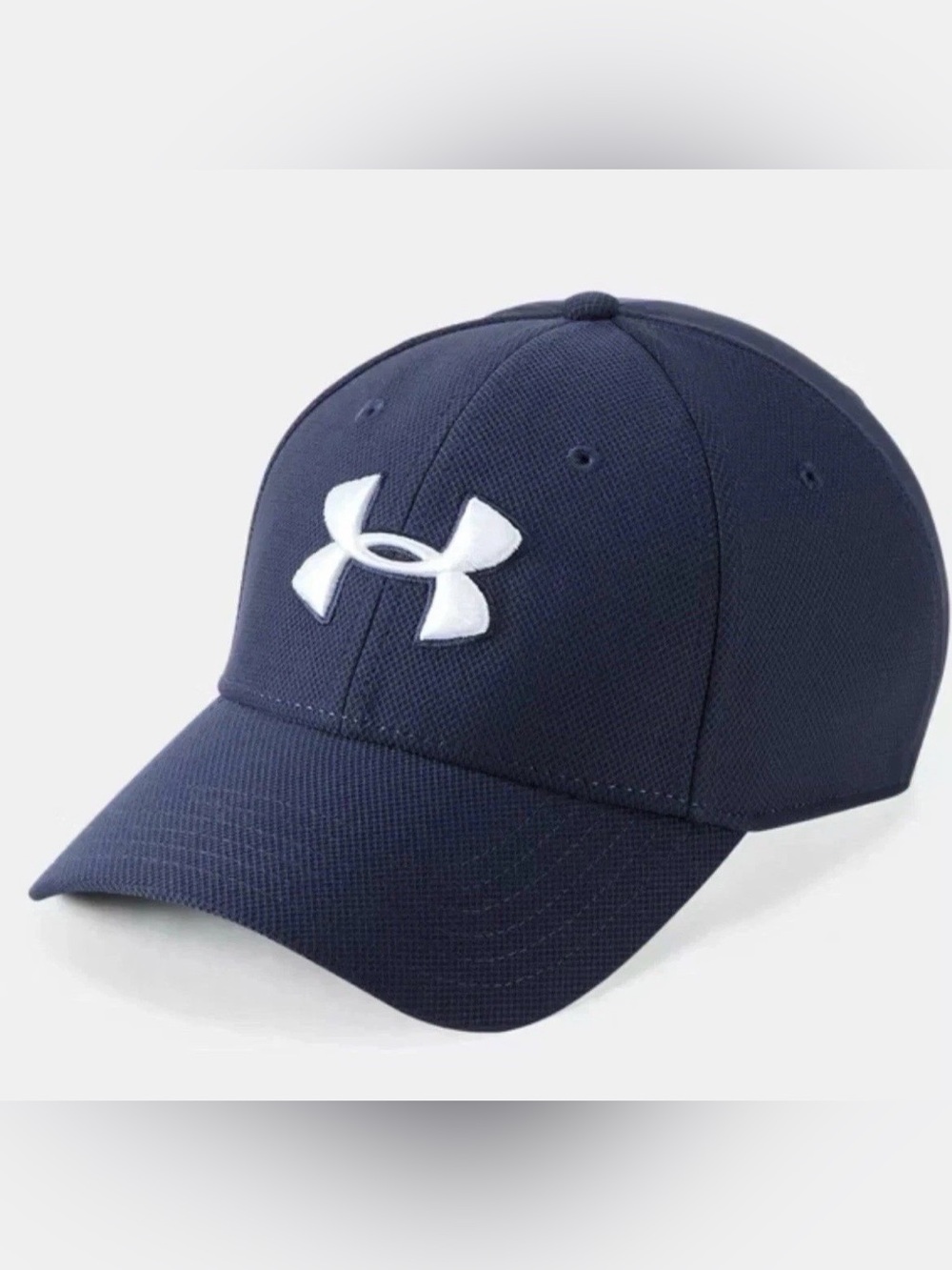 Under Armour Navy Baseball Cap with White Logo